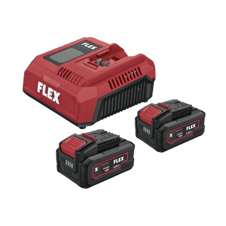 Batteriesatz FLEX P-SET 18-55 CA2 18V 2x5,0Ah - FLEX