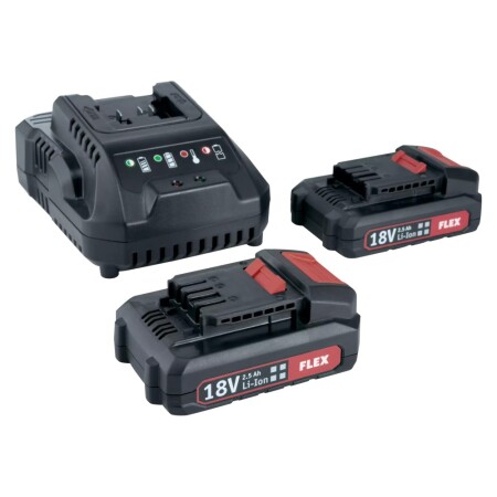 Batteriesatz FLEX P-SET 22Q 18V 2x2,5Ah 491357 - FLEX