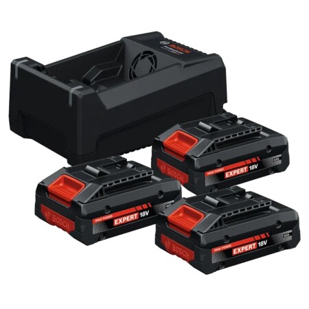 Battery and charger set BOSCH Expert 18V 3x4.0Ah CT - Bosch Expert