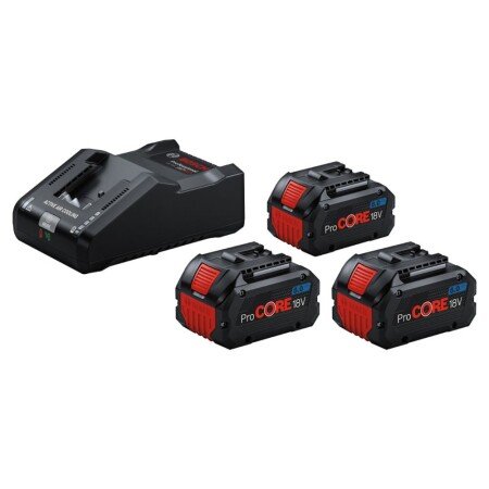 Battery and charger set BOSCH ProCORE GBA 18V 3x8.0Ah+GAL 18V-160 - Bosch
