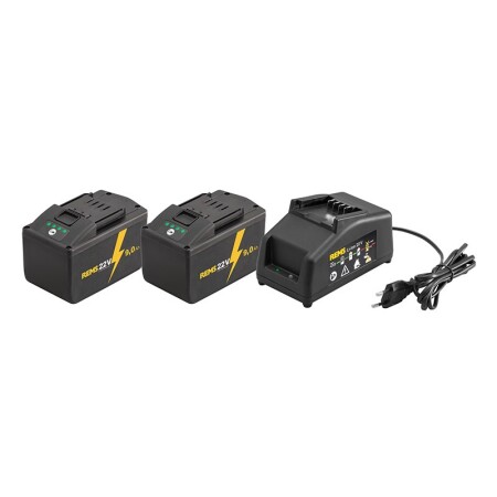 Battery and charger set REMS Powerpack 22V 9.0Ah - Rems