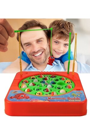 Battery Operated Fish Catching Game Red Fish Battery Operated Fishing Game with Song 24 Pieces Jyitxggybjj - berattoys