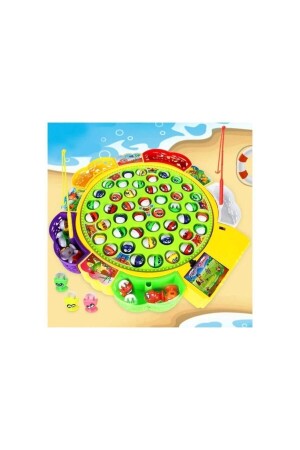 Battery Operated Fishing and Catching Game Set with Music and 45 Fish AILETDRKOMERKTOY4B - Om