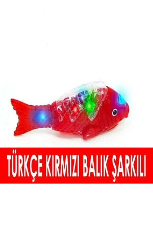 Battery Operated Lighted Toy Fish Sings Red Fish Song With Sound and Light ÜRTCSZE1519 - SAZE