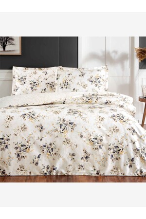 Baumwollsatin-Bettbezug-Set Maisy Cream Double 3254-171 - Taç