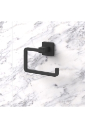 Baymera Square Matte Black Toilet Paper Holder - Paper Holder PRA-2209234-0285 - Genel Markalar