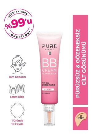 Bb Krem Spf50 Pa Ivory 30 ml wt1008 - PURE BEAUTY