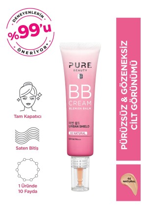 BB Krem Spf50 Pa-- Natural 30 ml - Pure Beauty