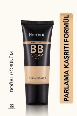 كريم Bb المنتهي من MNZ-Matte - كريم Bb المنتهي من المنتهي - 002 - ضوء واضح - 8690604535170 - Flormar