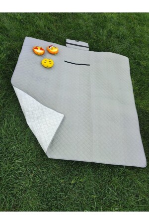 Be Active Picnic Mat Camping Type Waterproof - Gray Color 200*150 Cm - Be Active