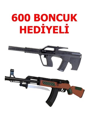 Bead Shooting Ak47 Pubg Kanas Toy Gun with 600 Beads Gift - Livatoys