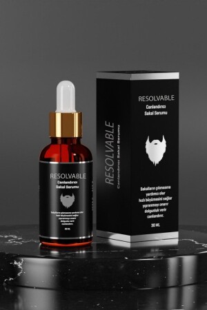 Beard & Mustache Serum Supports New Beard Formation for Sparse Beard and Stony Beard Problems - Resolvable Kozmetik