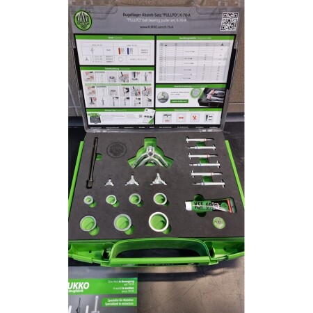 Bearing pulling set KUKKO Pullpo (demo) - Kukko