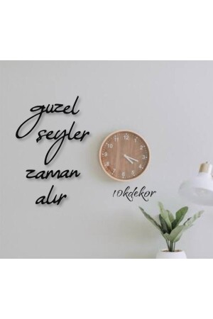Beautiful Things Take Time Home Decoration Wooden Graffiti Painting Bwd-m83 - 10Kdekor