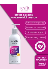 Beauty 100 ml After Sun Moisturizing & Refreshing Lotion Vitamin E nevfixgnsorasilosyon - Nevfix