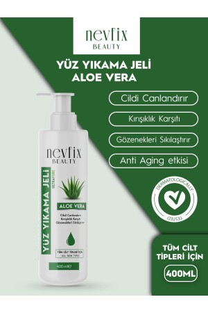 Beauty Aloe vera Face Wash Gel 400 ML nevfixaloeveraface wash - Nevfix