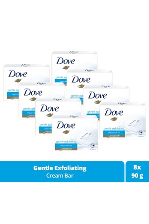 Beauty Cream Bar Solid Beauty Soap Gentle Exfoliating Moisturizing Effect 90 G X8 Pcs SET. UNI. 3105 - Dove