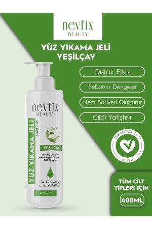 Beauty Green Tea Extract Detox Effektives Gesichtswaschgel 400 ML nevfixgreenteafacewashing - Nevfix