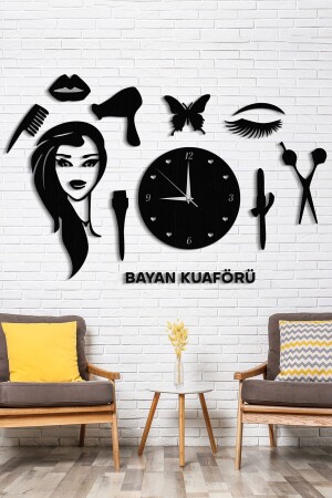 Beauty Time Hairdresser Decorative Clock BMDD-069 - HomeRossa