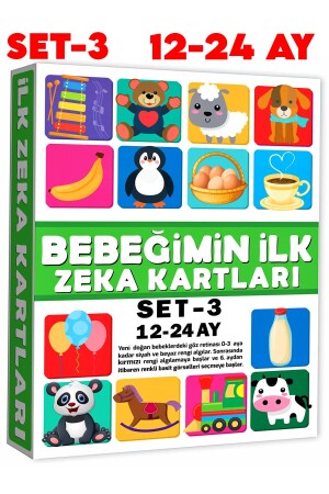 Die ersten Intelligenzkarten meines Babys, Set 3 / 12–24 Monate - Avda