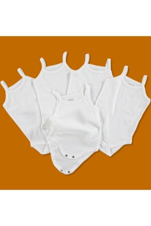 Bebek Atlet Zıbın Çıtçıtlı Ip Askılı Body 5'li - Hellobaby