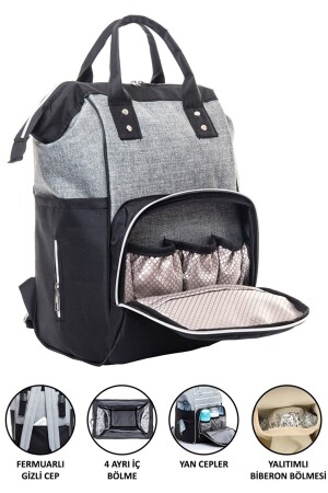 حقيبة ظهر رعاية الطفل مع زجاجة حرارية ومعلق - Rubbag