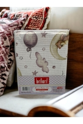 Bebek Baskılı Pike 100*130 Cm - %100 Pamuk Brillant - Brillant