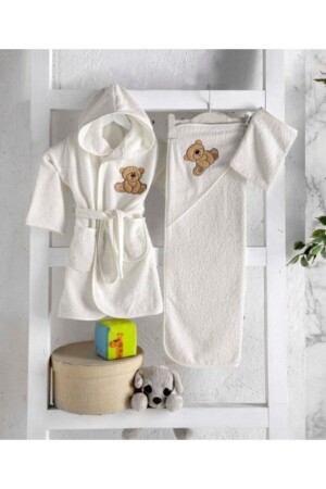 Bebek Bornoz Seti - Mixibaby