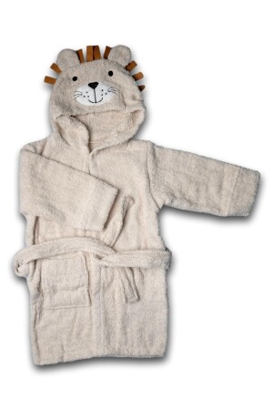 Bebek Cocuk Bornoz Mınık Aslan H446 - Bebetto