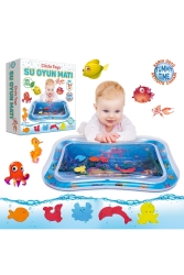 Bebek Su Oyun Matı Tummy Time Karın Üstü Aktivite Zamanı Crclmat - line up