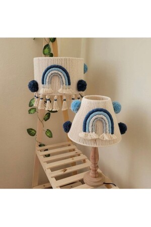 Baby-/Kinderzimmer-Makramee-Kronleuchter-Lampenschirm im besonderen Design, 2er-Set TYC00622505006 - Tasarı Sanatı
