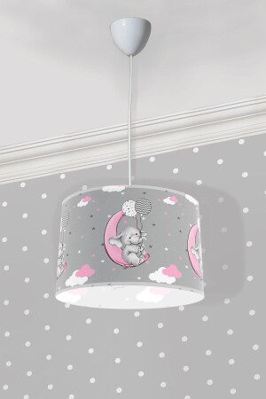 Bebişim Bi141 Cute Elephant Children's Room Pendant Lamp Chandelier MİA141 - Genel Markalar