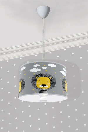 Bebişim Bi174 Cute Lion Children's Room Pendant Lamp Chandelier BİA174 - Bebişim Halı