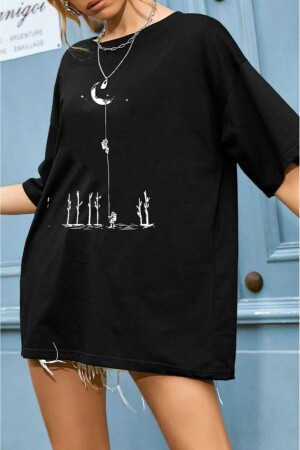 Bedrucktes Unisex-T-Shirt mit Weltraummotiv - Modern Moda