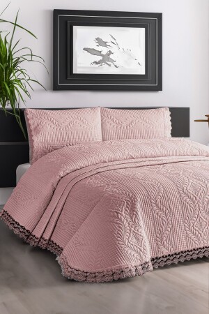 Bedspread, Double Bedspread - Powder YTKORTBD - Bir Aksesuar
