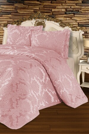 Bedspread Double Jacquard - Hercai Powder HercaiJacquard - Çt Çeyizci Tekstil