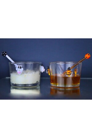 Bee & Cow Figured Honey Cream 2-Piece Bowl island738 - ADAMODART