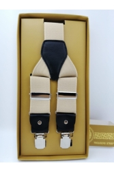 Beige Salopet Trouser Hanger SLP1064ASK - Elegans Giyim Aksesuar