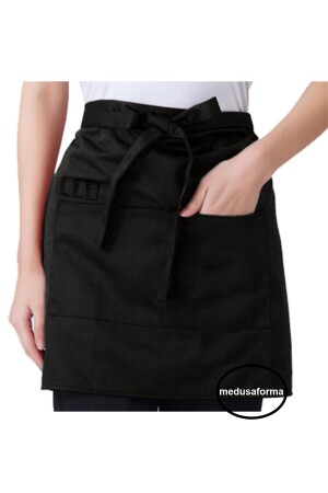 Belden Kitchen Apron Master Chef Cafe Restaurant Chef Waiter Cook Hairdresser Art Barista Apron - Black 252955837 - medusaforma