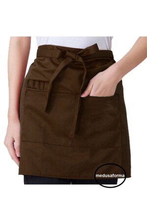Belden Kitchen Apron Master Chef Cafe Restaurant Chef Waiter Cook Hairdresser Barista Apron - Brown 252955837 - medusaforma