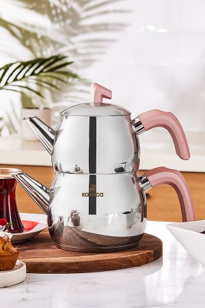 Belinay Induction Base Midi Rose Teapot Set 153. 03. 08. 1233-1 - Karaca