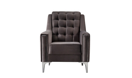 Belita Silver Armchair V2 - Cadde Yıldız