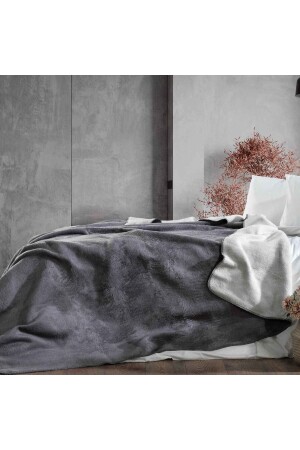 Bella Double Blanket -200x220-grey01 3ST055-32901-GRI01 - Schafer
