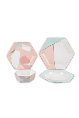 Bella Pink Dinnerware Set 24 Pieces P038. 318666 - Mikasa Moor