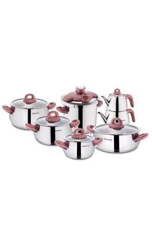 Bella Rosegold 14 Piece Hyper Set A1756-1 KOR-000014 - KORKMAZ