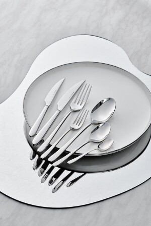 Bellamy 84 Piece Elegance Boxed Fork Spoon Knife Set for 12 Persons 153. 03. 08. 2175 - Karaca