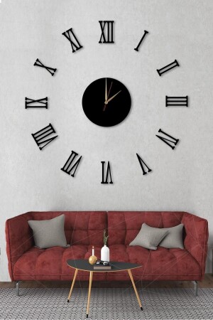 Belly Wall Clock Large Wooden Roman Numeral B. one. 102 - NT Handmade