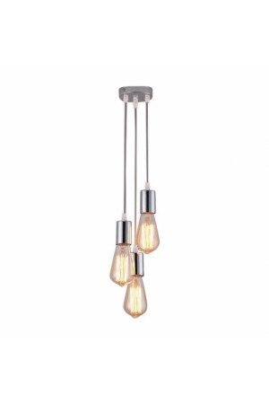 Belur 3' Chrome Pendant Lamp Chandelier BLR-KR-03 - BSA LIGHTING
