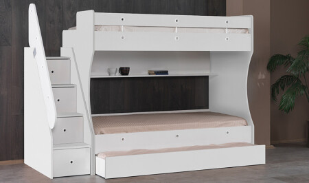 Benito Ladder Bunk Bed - Cadde Yıldız