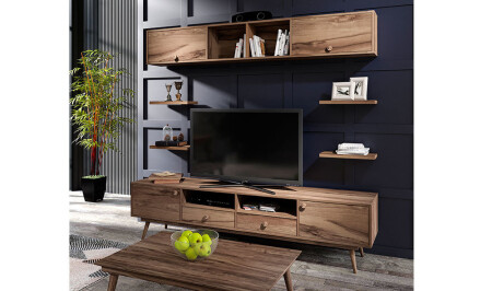 Bentley Walnut TV Unit - Cadde Yıldız
